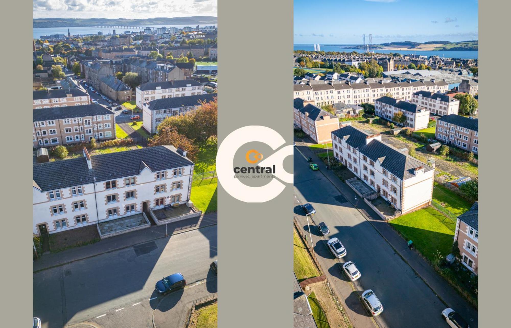 Central Serviced Apartments: Monthly Family Stay with Free Parking Dundee Exterior photo